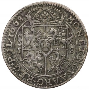 Ján II Kazimír, Ort 1668, Bydgoszcz - ex Pączkowski