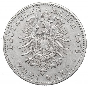 Germany, Preussen, 2 mark 1876 A