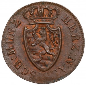 Nemecko, Nassau, 1/4 kr. 1819