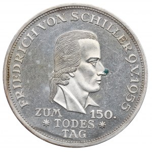 Germany, 5 mark 1955 - Schiller