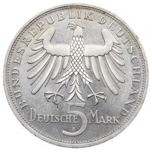 Deutschland, 5 Mark 1955 - Schiller