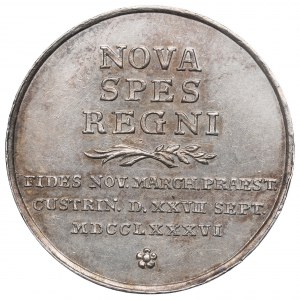 Prusko-Brandenbursko, medaila za poctu Novému pochodu v Kostrzyne 1786