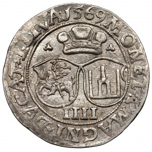 Žigmund II August, štvornásobný 1569, Vilnius, L/LITVA