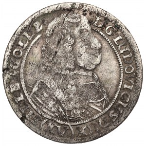 Slezsko, knížectví legnicko-brzeské, 15 krajcarů 1663, Brzeg