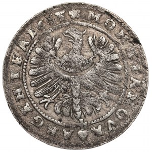 Sliezsko, vojvodstvo Legnicko-Brzeskie, 15 krajcars 1663, Brzeg