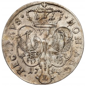 Germany, Preussen, Friedrich II, 6 groschen 1754, E