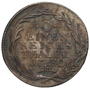 Germany, Preussen, 1/3 taler 1780, E