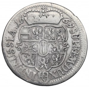 Nemecko, Prusko, Fridrich Viliam, 1/3 toliarov 1669