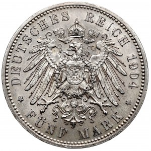 Nemecko, Sasko, 5. marca 1904 - úmrtie kráľa