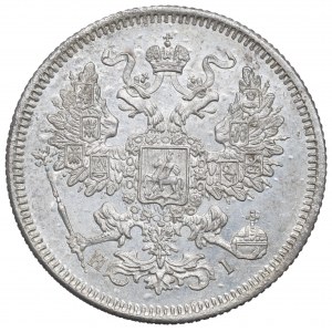 Russland, Alexander II, 20 Kopeken 1871 HI