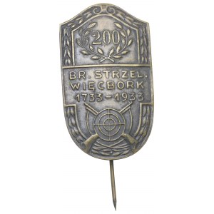 II RP, Odznaka 200 lat Bractwo Strzeleckie w Więcborku 1933