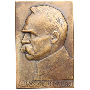 II RP, plaketa mincovne Piłsudski