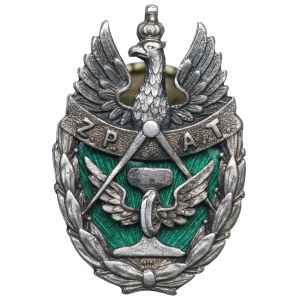 II RP, Odznaka Zrzeszenie Pracowników Administracji Technicznej Warsztatów i Parowozowni PKP