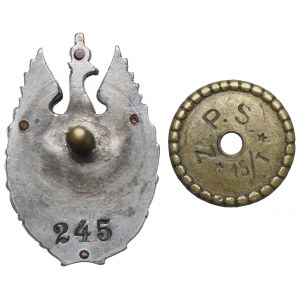 II RP, Badge of the Association of Technical Administration Employees of Railway Workshops and Steam Depots