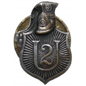 II RP, Odznaka 2 Pułk Ułanów Legionowych - miniatura Knedler, Warszawa