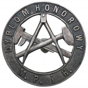 II RP, Badge of Honor Diploma of the Ministry of Industry and Trade.