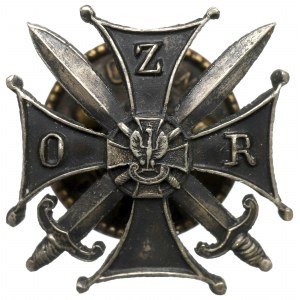 II RP, Odznaka Związek Oficerów Rezerwy - miniatura