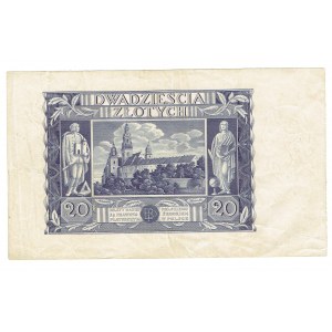 II RP, 20 zloty 1936 - unfinished print