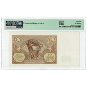 GG, 10 złotych 1940 L WWII London Counterfeit - PMG 66 EPQ