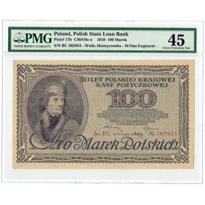II RP, 100 marek 1919 BC - PMG 45