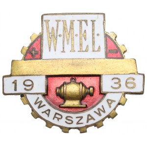 II RP, Warsaw University of Technology, Badge of the Faculty of Mechanical Engineering of Power and Aeronautics - Gontarczyk, Warsaw, Poland.