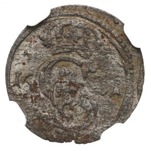 Sigismund III, 2 denarii 1621, Vilnius - NGC UNC Details