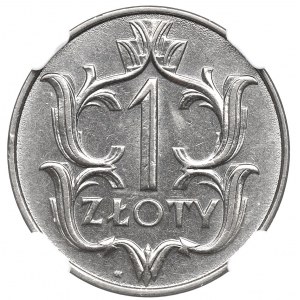 II Rzeczpospolita, 1 złoty 1929 - NGC MS63