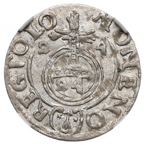 Sigismund III. Vasa, Halbspur 1624, Bromberg (Bydgoszcz) - NGC MS62