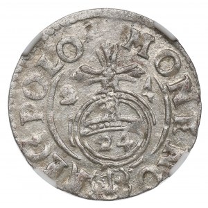 Zygmunt III Waza, Półtorak 1624, Bydgoszcz - NGC UNC Details