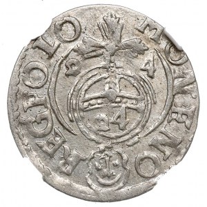 Zygmunt III Waza, Półtorak 1624, Bydgoszcz - NGC MS62