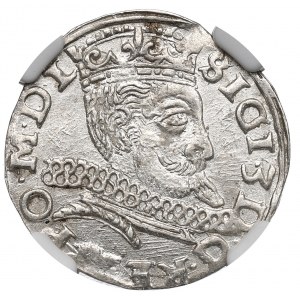 Žigmund III Vasa, Trojak 1598, Wschowa - NGC MS63 - KRÁSNY