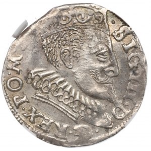 Žigmund III Vasa, Trojak 1596, Bydgoszcz - NGC MS63