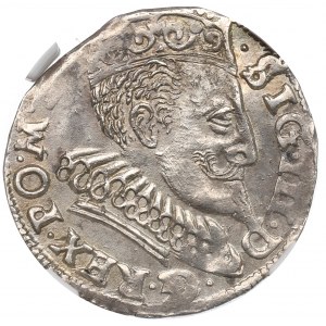 Zygmunt III Waza, Trojak 1596, Bydgoszcz - NGC MS63