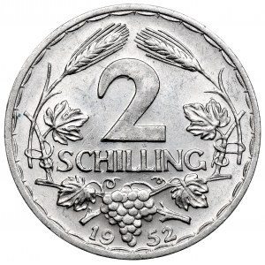 Austria, 2 schillings 1952 very rare