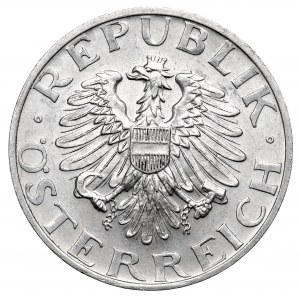 Rakúsko, 2 šilingy 1952 hrozno a klasy - vzácne
