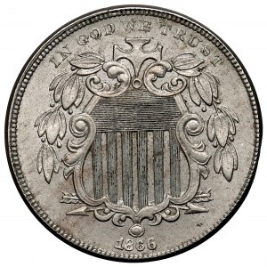 USA, 5 centów 1866