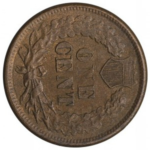 USA, 1 cent 1864 - 90-stupňový kábel