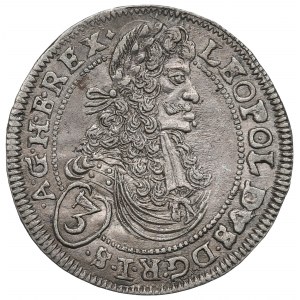 Węgry, Leopold I, 3 Krajcary 1697