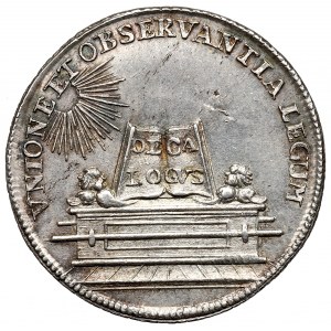 Rakúsko, Karol VI., korunovačný žetón 1742