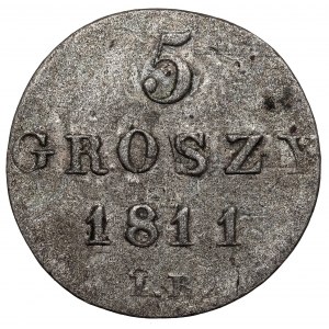 Herzogtum Warschau, 5 groszy 1811