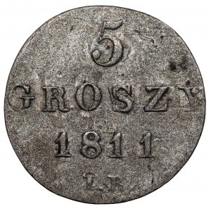 Duchy of Warsaw, 5 groschen 1811