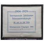 Niemcy/Polska, Kolekcja medali pływackich - w tym złoto 14 k. z Mistrzostw Niemiec 1929 we Wrocławiu !