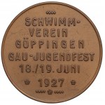 Germany/Poland, Collection of swimming medals - including 14 k. gold from the 1929 German Championships in Breslau !