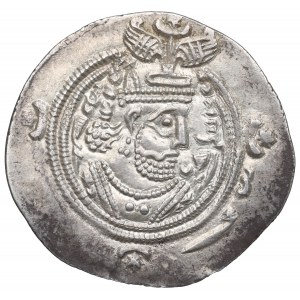 Sasanids, Khusro II, Drachm Darabgird 35th year