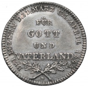 Švajčiarsko, medaila z roku 1845