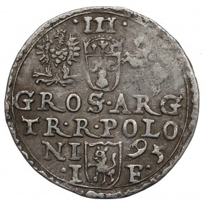 Zygmunt III Waza, Trojak 1595, Olkusz - nieopisany