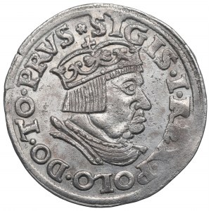 Zygmunt I Stary, Trojak 1536, Gdańk - NIEOPISANY