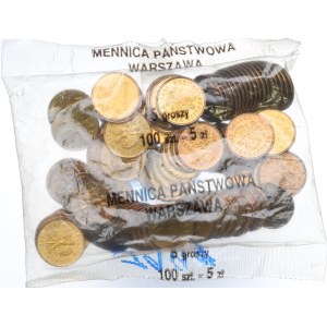 Third Republic, Mint bag of 5 pennies 1991
