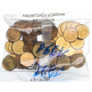 Third Republic, Mint bag of 5 pennies 1991