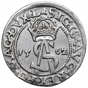 Zygmunt II August, Trojak 1562, Wilno - L/LI